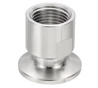 1/4" 1/2" NPT Female to 34mm Tri Clamp (TC34) Adapter - 304/316L Stainless Steel Sanitary Pipe Fitting for Food/Beverage(1/4 inch)