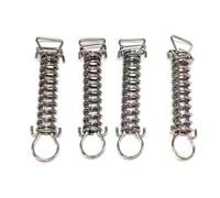 1/4/10 pièces de tension de tente ressort de camping boucle fixe coupe-vent en acier inoxydable tendeur de corde auvent boucle fixe coupe-vent accessoires de camping clip réglable