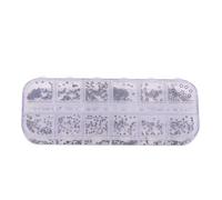 1.4-2.8mm 12 tailles anneaux en caoutchouc montres joints petite couronne joint torique coffret pour joint étanche