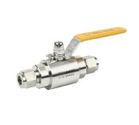 1/4 "3/8" 1/2 "1" 6 8 10 12 14 16 18 20 22 25 28mm Tube de Union de Compression 304 316 vanne à bille d'arrêt de d'air en acier inoxydable(18mm,SS304)