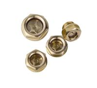 1/4" 3/8" 1/2" - 2" M10/12/14/16/20-60 Niveau d'huile métrique mâle en laiton pour fenêtre d'utilisation dans la machine de tour de compresseur d'air (M48 x 2 MM_10-01)