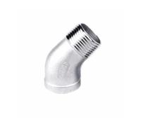 1/4 "3/8" 1/2 "3/4" 1 "1"-1/4 "femelle X filetage mâle coude de rue coudé à 45 degrés SS 304 connecteurs de raccord de tuyau en acier inoxydable(Female X Male,45 DEGREE ELBOW_DN15)