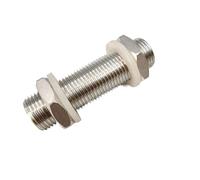 1/4 "3/8" 1/2 "3/4" 1 "mâle filetage complet 304 en acier inoxydable réservoir d'eau mamelon raccord de tuyau connecteur coupleur adaptateur(Length 75mm,2")