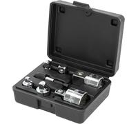 1/4"+3/8"+1/2"+3/4" Juego de adaptadores ampliadores y reductores CHROMEplus, 7 pzs.