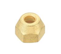 1/4 3/8 1/2 5/8 3/4 SAE 45 mâle femelle évasé coude droit té Union écrou bouchon raccord de tuyau en laiton filetage UNF (Color : Nut, Size : SAE 1I4)
