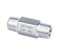 1/4" 3/8" 1/2" BSPT Equal Male Check Valve Non Return One Way 304 Stainless Steel Water Gas Oil(1/2")