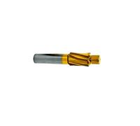 1/4/5/6/7pcs Fraise À Contre-alésage Pilotée HSS Trou De Boulon Plat Bouchon Vis Fraise Outil De Fraisage 4 Cannelures Pilote M3 M20 Spot Routeur Fente Perceuse(Coated counterbore,M10 10.3x17.5)