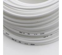 1/4 "50m Tube Tubing tuyau d'arrosage pour le système de filtration de l'eau RO PE blanc