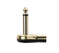 1/4" 6 35 Mm Mono Prise À Angle Droit Plat Mâle Effets De Guitare Connecteur Pédale Poignée Électrique Matériel Instruments Musique Guitares Adultes À Cordes Pour Adultes Pièces Et