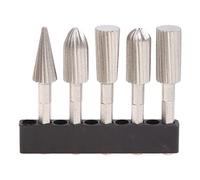 1/4" (6 35 mm) Tige H.S.S Grate Rotary File Set Multi Forme Rotary Râpe Cutter Fichiers Ponceuse Bit Travail du Bois