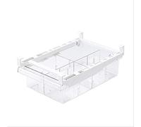 1/4/8 Compartiments Pour Animaux De Compagnie Réfrigérateur Tiroir Organisateur Bac Transparent Réfrigérateur Bac De Rangement Conteneurs Pour Garde-manger Congélateur Maison 4 grille