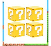 1/4/8 pièces Boîte aveugle de briques de Noël Mario, boîte de bonbons, boîte de figurines, machine à griffe de jeu vidéo, boîte de décoration point d'interrogation. Donnez à vos bons amis la meilleure