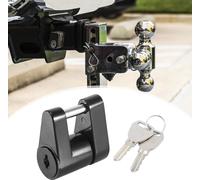 1/4" Attelage Broche Serrure Remorque Attelage Serrure Remorque Ensemble Noir pour Voiture