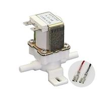 1/4 "avec support Vertical HSY7 type RO Machine NC/NO à eau Pure électrovanne en plastique AC220V DC12V DC24V(220V-NORMALLY OPEN,Non-pressure Type)