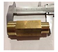 1/4" BSP-1/2" BSP Male Reduce Length 60mm Hex Brass Pipe Fitting Connector Reducer
