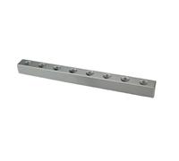 1/4" BSP 20 * 20mm 8 Way 11 Port Pneumatic Solid Aluminum Quick Connector Manifold Block Splitter Hose Socket Base