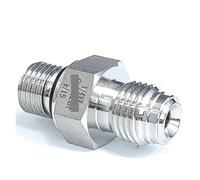 1/4" BSPP Male To 1/4" VCR Male Nipple SUS316L Stainless Steel Pipe Fitting Coupler Connector
