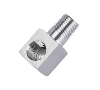 1/4" BSPT Female to Male Thread 304 Stainless Steel Pipe Fitting 90 Degree Elbow Connector Adapter