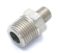 1/4" BSPT Male to 1/2" BSPT Male Threaded 304 Stainless Steel Pipe Fitting Connector Adapter 250bar