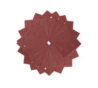 1/4 feuille abrasive pour ponceuses vibrantes grain 120-8 perforations 115x115mm - DT3033-QZ - DEWALT