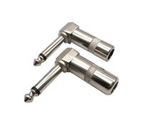 1/4 "Grandes À Angle Droit Mono Heavy Dusties Pour Les Câbles De Haut-parleur Patchs Câbles 1/4 Pouce Phono 6 3 Mm Plugs De Téléphone Metal Connecteur