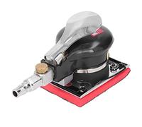 1/4 Inch Square Pneumatic Sander | 10000 RPM High Efficiency Grinding & Polishing Tool | Pneumatic Sander for Wood/Metal/Fiberglass | Zinc Alloy Construction with Protective