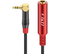 1/4 Inch to 1/8 Inch TRS Stereo Audio Adapter Cable,6.35mm Female to 3.5mm Male Stereo Audio Adapter Cable for Headphones,Amplifiers,Guitar,Amplifier,Amplifier,Amplifier,30cm,Red
