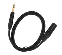 1/4 Inch to XLR Male Audio Cable 3m Balanced Signal, Black