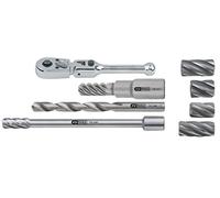 KS Tools Jeu d'alésoirs pour capteurs ABS 1/4" MASTER, 8 pièces