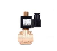 1/4" Normally Open High Pressure Solenoid Valve 0955 Series 220V 110V 24V 12V Brass 1.6MPA Water Valve Air Valves(NPT_12VDC_EPDM-SEAL)