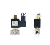 1/4" Normally Open Stainless Steel Body 2-Way Oil Acid Solenoid Valve with 2Pcs Silicon Gasket VX2120-08-SS-NO AC220V DC 12V/24V(With K25.4mm,DC12V)