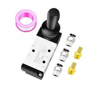 1/4" Npt 5 Voies 3 Positions Vanne Pneumatique À Levier Manuel Électrovanne Pneumatique Contrôle Manuel Push-Pull 4h210-08