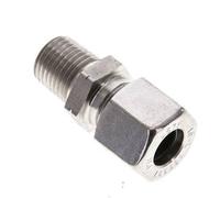 1/4'' NPT mâle x 10L Anneau de coupe droit en acier inoxydable 315 Bar DIN 2353