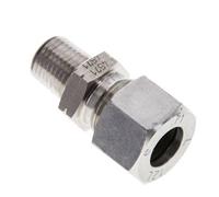 1/4'' NPT mâle x 12L Anneau de coupe droit en acier inoxydable 315 Bar DIN 2353