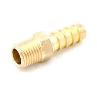 1/4" NPT Male x 3/8" Hose Barb Tail Brass Fuel Fitting Connector Adapter