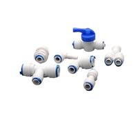 1/4 OD PE TUBE to tube Quick Connector Family drinking water RO filter reverse osmosis system(13)
