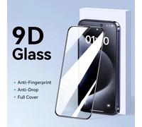 1-4 pièces de protection d'écran en verre trempé 9D pour iPhone 17 16 16e 15 Pro Max 14 13 Mini 12 11 X XR XS 7 8 Plus