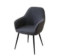 1/4 pièces Housse De Chaise À Bras Haut Élastique Manger Fauteuil Feuille Jacquard Housses Siège for La Maison Mariage Fundas Para Sillas Adapté aux clubs et bars(A2 Dark Grey,1pc chair cover)