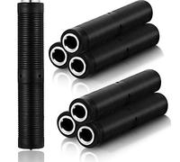 1/4 Pouce Coupleur Femelle à Femelle 6.35 mm TRS/TS Connecteur Audio, Adaptateur Jack Stéréo et Mono TRS, Connecteur d'Extension de Câble de Casque pour Amplificateur Haut-Parleur Guitare (6 Paquets)
