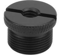 1/4 pouce femelle à 5/8 mâle Adaptateur de fil en alliage d'aluminium Vis d'adaptateur de microphoneblack F18A