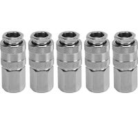 1/4 pouce NPT -coupleur d'outil pneumatique 5pcs Duarable Anti fuite Durable fil femelle rapide pour la voiture