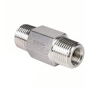 1/4 pouce NPT mâle à mâle filetage 304 en acier inoxydable clapet anti-retour unidirectionnel clapet anti-retour pour eau huile gaz clapet anti-retour 1PCS