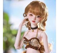 1/4 Poupée BJD 17,3 Pouces Poupées SD Poupée Articulée Résine avec Ensemble Bikini Perruque Maquillage et Accessoires, Noël Cadeaux d'anniversaire