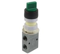 1/4 "PT Filetage Trois Voies Deux Positions Bouton Sélecteur Valve Mécanique S3HS-08
