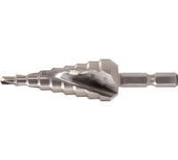 1/4" Punta de broca escalonada HSS,Ø 4-12mm, 9 niveles