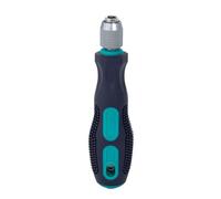 1/4" Quick Release Screwdriver Bit Holder | Carbon Steel + S2 Alloy + Rubber | 6.35mm Self-Locking Magnetic Bit Handle | Ball Bearing Quick Change Chuck