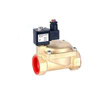 1/4 quot; 3/8 quot; 1/2 quot; 3/4 quot; 1 quot; 1-1/4 quot; 1-1/2 quot; 2quot; Électrovanne en laiton normalement fermée haute pression 1,6mpa 0927, 1 pièce(220VAC-NORMALLY CLOSED,927100)