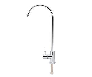1/4 '' Robinet de Cuisine Pivotant à 360° Robinet d'Evier Col de Cygne Eau Potable Filtre Cuisine Mitigeur Evier Robinet En Acier Inoxydable Chrome