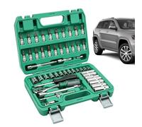 1/4 Socket Set - 53 Piece 1/4 Inch Drive Metric Tool Kit