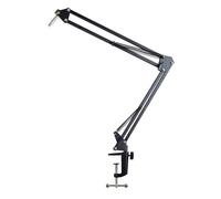 1/4 Standard Connecteur Caméra Vidéo Mobile Live Streaming Support Cantilever De Bureau Universel Microphone Support Pliable - Type black